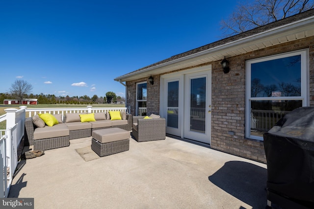 901 Riverside Ave, Grottoes, VA 24441 - view of patio with outdoor lounge area