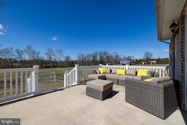 901 Riverside Ave, Grottoes, VA 24441 - view of patio with outdoor lounge area