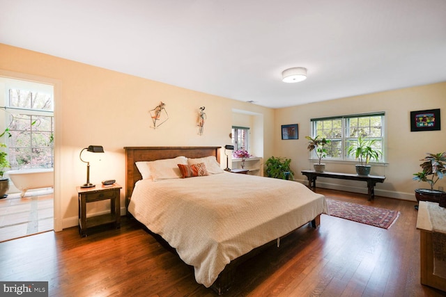 2709 Mckinley St NW, Washington, DC 20015 - bedroom with baseboards and wood finished floors