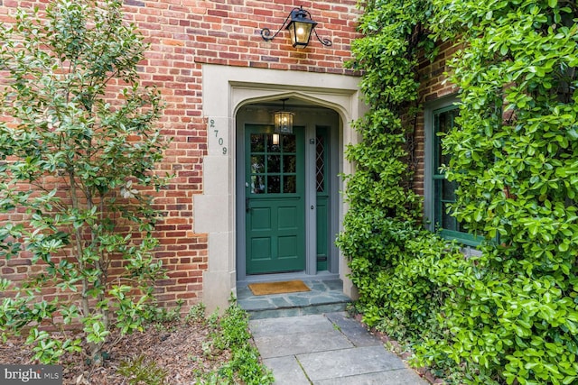 2709 Mckinley St NW, Washington, DC 20015 - view of exterior entry featuring brick siding