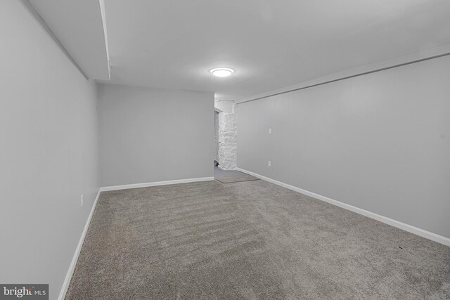 3417 Edmondson Ave, Baltimore, MD 21229 - finished basement with carpet flooring and baseboards