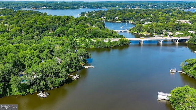 3 Steffen Point Hts, Annapolis, MD 21401 - aerial view of a nearby body of water and a notable bridge