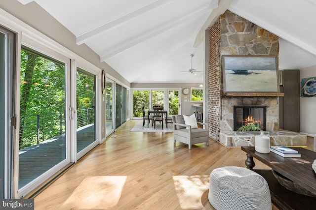 3 Steffen Point Hts, Annapolis, MD 21401 - sunroom featuring healthy amount of natural light and wood finished floors