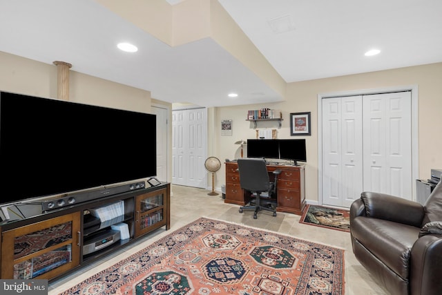 822 Rhinehart Ln, Phoenixville, PA 19460 - office space with recessed lighting and baseboards