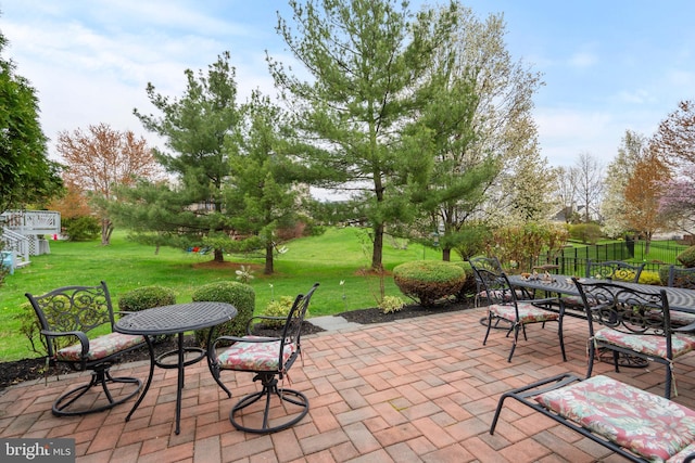 822 Rhinehart Ln, Phoenixville, PA 19460 - view of patio featuring outdoor dining area