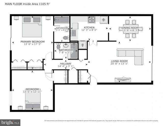 104 Monroe St Unit 201, Rockville, MD 20850 - view of room layout