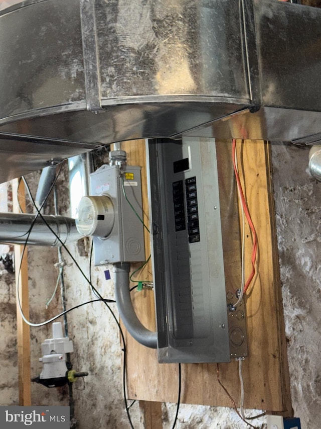 utility room featuring electric panel