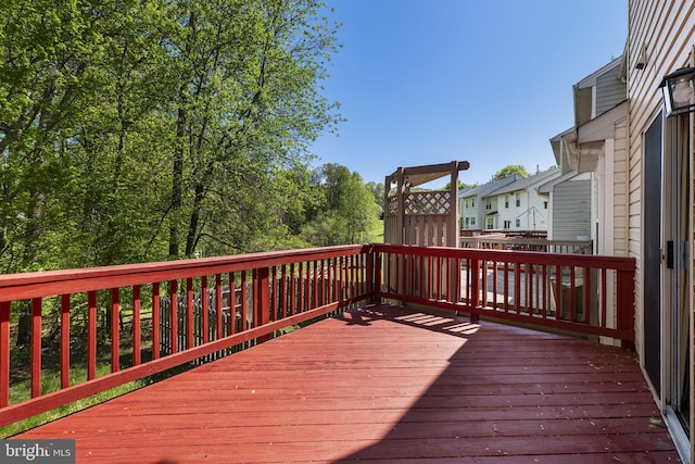 view of deck