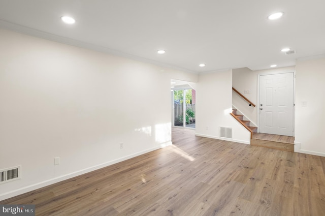 9550 Hagel Cir Unit 10/D, Lorton, VA 22079 - interior space featuring visible vents, baseboards, recessed lighting, and stairs