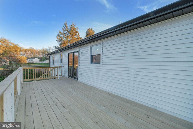 view of deck