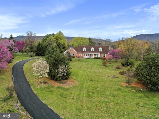 449 Fairview Cir, Woodstock, VA 22664 - drone / aerial view with a mountain view
