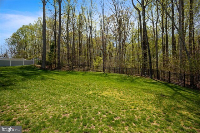 1230 Fairwood Dr, Huntingtown, MD 20639 - view of yard with a fenced backyard