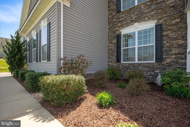1230 Fairwood Dr, Huntingtown, MD 20639 - view of home's exterior with stone siding