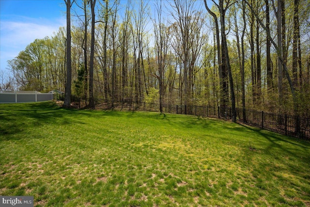 1230 Fairwood Dr, Huntingtown, MD 20639 - view of yard with a fenced backyard
