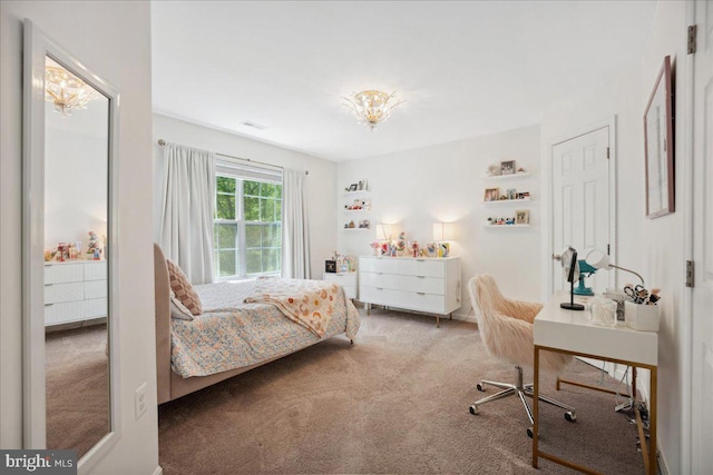 1230 Fairwood Dr, Huntingtown, MD 20639 - bedroom featuring carpet and visible vents