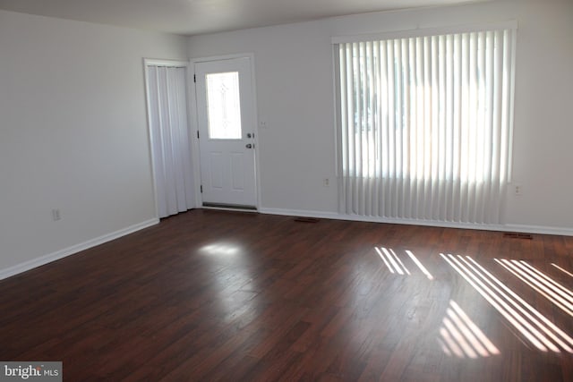 17 Rozina Ct, Owings Mills, MD 21117 - interior space with wood finished floors, baseboards, and visible vents