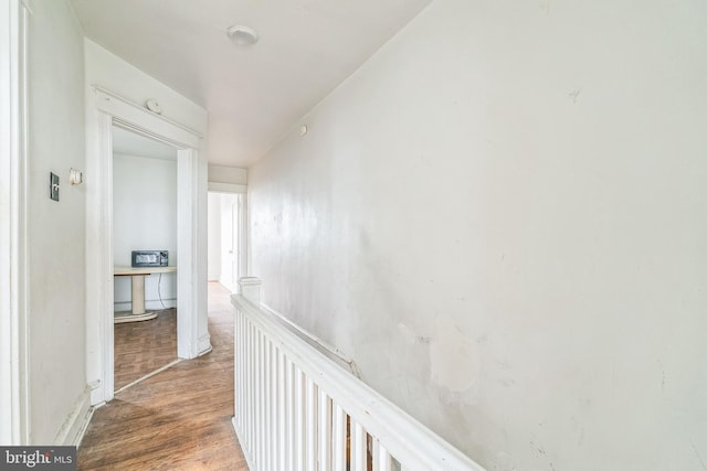 3905 L St, Philadelphia, PA 19124 - hallway with an upstairs landing and wood finished floors