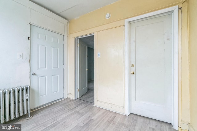 3905 L St, Philadelphia, PA 19124 - interior space featuring light wood-type flooring and radiator
