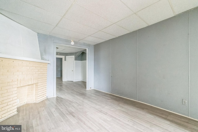 3905 L St, Philadelphia, PA 19124 - spare room featuring a paneled ceiling and wood finished floors