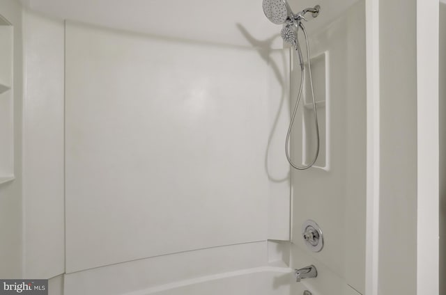 full bathroom with shower / bathtub combination