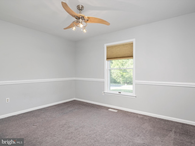 1161 Bacon Ridge Rd, Crownsville, MD 21032 - carpeted empty room with baseboards and ceiling fan