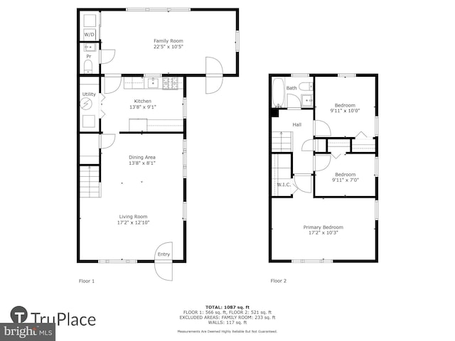 2305 Houston St, Suitland, MD 20746 - view of floor plan / room layout