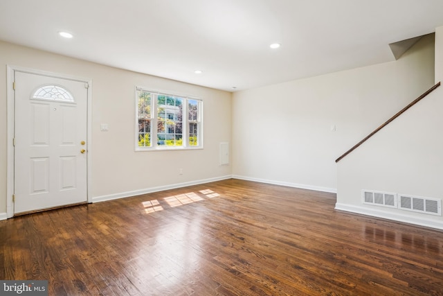 2305 Houston St, Suitland, MD 20746 - foyer entrance featuring wood finished floors and recessed lighting