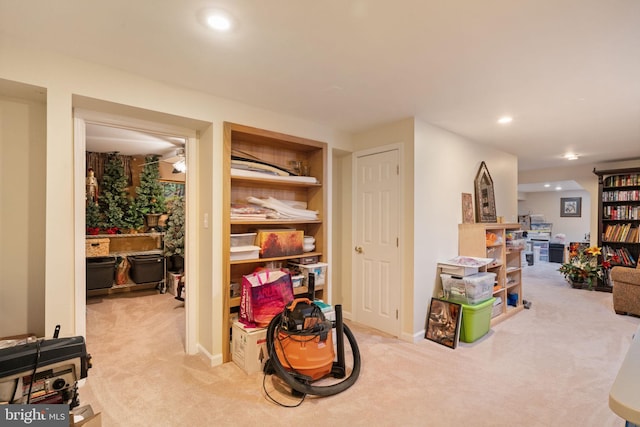 view of storage room