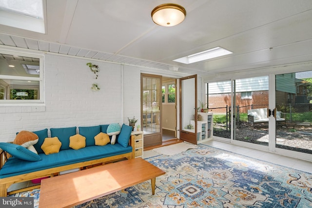 4705 Exeter St, Annandale, VA 22003 - sunroom / solarium with healthy amount of natural light and a skylight