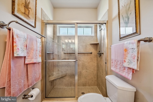3716 Taft Ave, Alexandria, VA 22304 - full bathroom with toilet and a stall shower