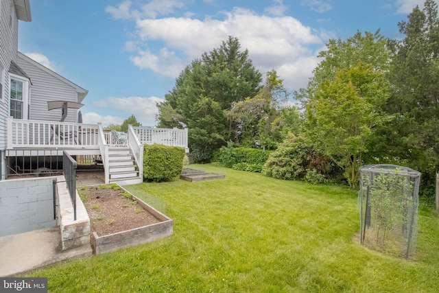 3713 Parkhurst Way, Baltimore, MD 21236 - view of grassy yard featuring a deck