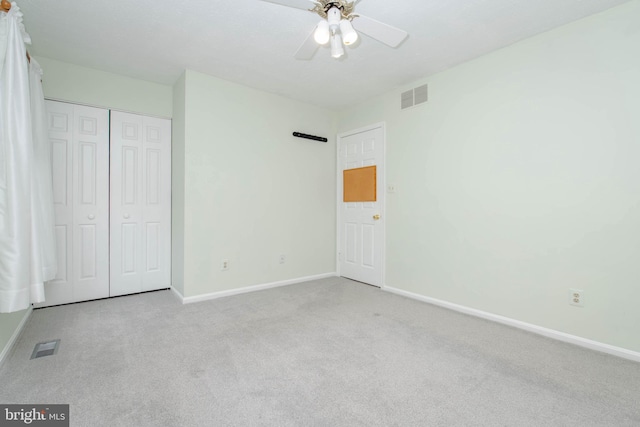 3713 Parkhurst Way, Baltimore, MD 21236 - unfurnished bedroom featuring carpet flooring, baseboards, a closet, and ceiling fan