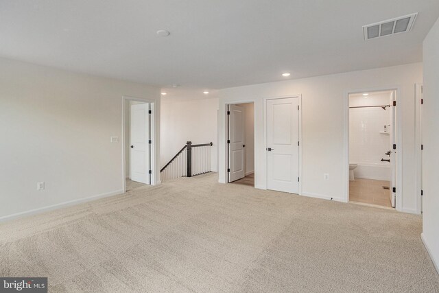224 Camwood Ct, Fredericksburg, VA 22405 - carpeted spare room featuring visible vents, baseboards, and recessed lighting