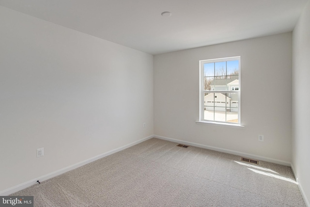 224 Camwood Ct, Fredericksburg, VA 22405 - empty room featuring visible vents, baseboards, and light colored carpet