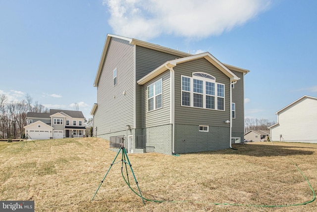 224 Camwood Ct, Fredericksburg, VA 22405 - exterior space with brick siding and a lawn