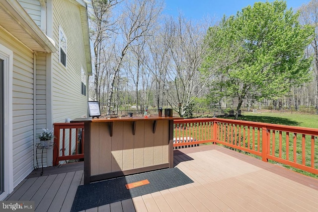 view of deck