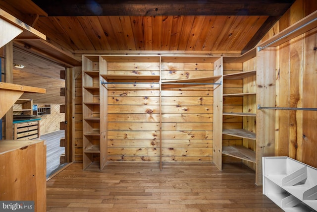74 Madison Rd, Elmer, NJ 08318 - spacious closet featuring hardwood / wood-style floors