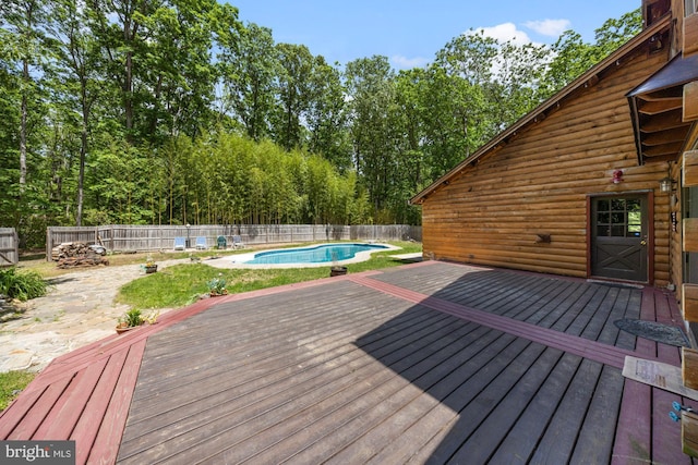 74 Madison Rd, Elmer, NJ 08318 - wooden deck with a fenced backyard