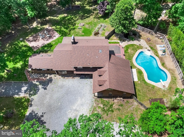 74 Madison Rd, Elmer, NJ 08318 - drone / aerial view of a pool area