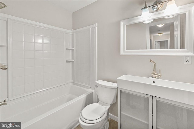 8794 Inspiration Ct, Walkersville, MD 21793 - bathroom with shower / washtub combination, a sink, and toilet