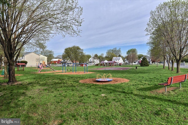 8794 Inspiration Ct, Walkersville, MD 21793 - view of home's community with playground community and a yard