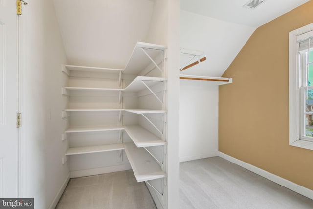 interior space with visible vents