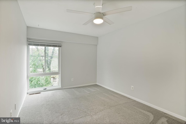6335 Rockshire St, Alexandria, VA 22315 - carpeted spare room with a ceiling fan and baseboards