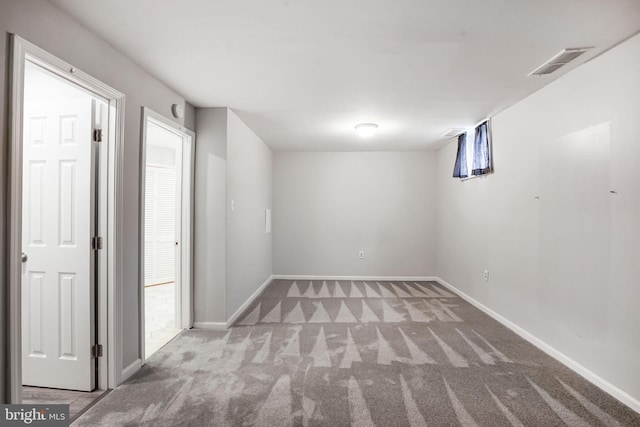 6335 Rockshire St, Alexandria, VA 22315 - basement with carpet floors and baseboards