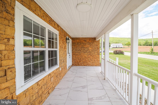 1111 S Mountain Rd, Dillsburg, PA 17019 - balcony featuring covered porch
