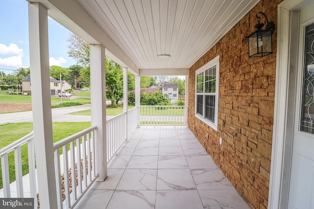 1111 S Mountain Rd, Dillsburg, PA 17019 - view of patio with covered porch