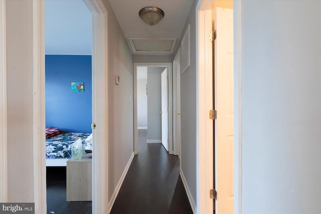 617 Castlewood Dr, Upper Marlboro, MD 20774 - corridor with dark wood-type flooring