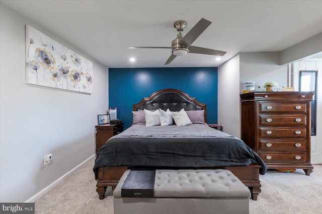 617 Castlewood Dr, Upper Marlboro, MD 20774 - bedroom featuring light carpet, a ceiling fan, and baseboards