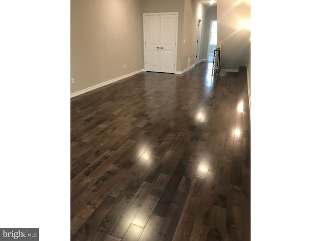 1315 N 6th St, Philadelphia, PA 19122 - spare room with dark wood-type flooring and baseboards