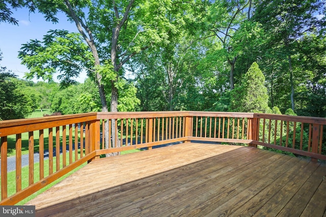 804 Farms River Rd, Front Royal, VA 22630 - wooden terrace featuring view of scattered trees